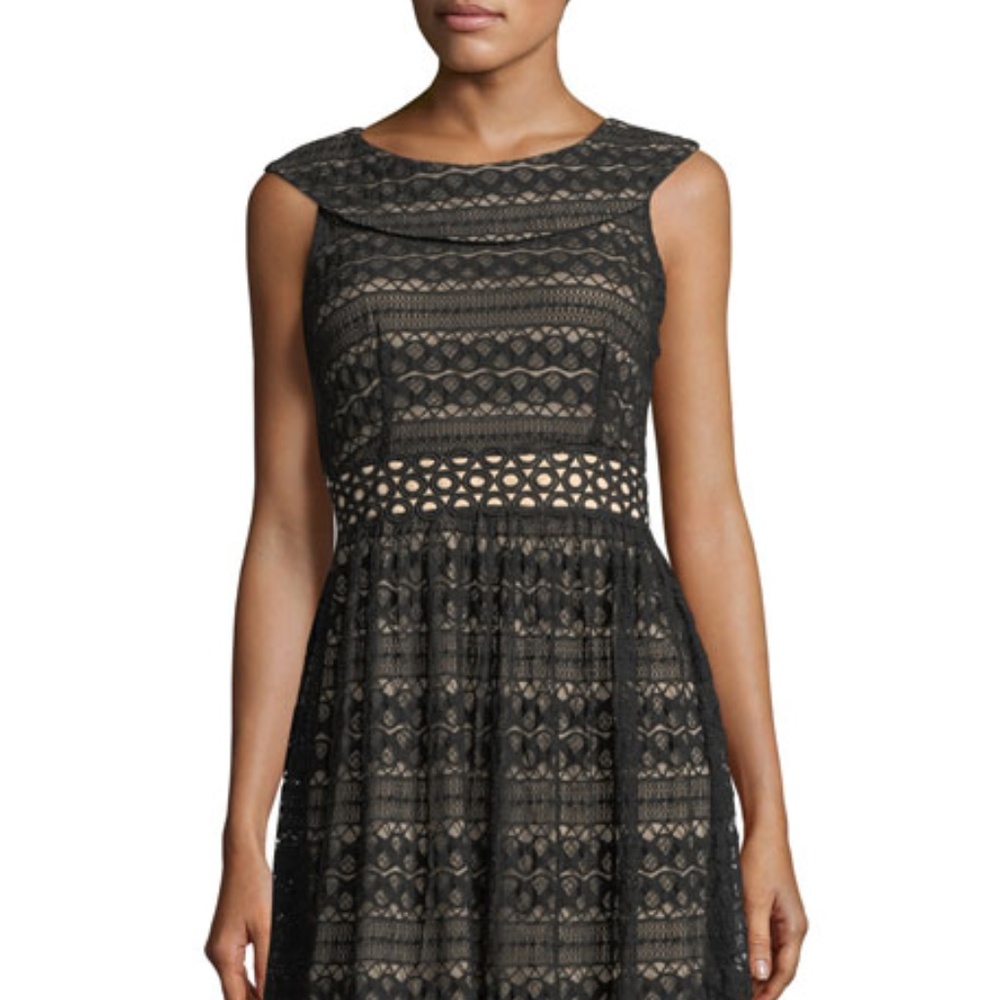 Cap Sleeve Fit and Flare Lace Dress - SOLD OUT